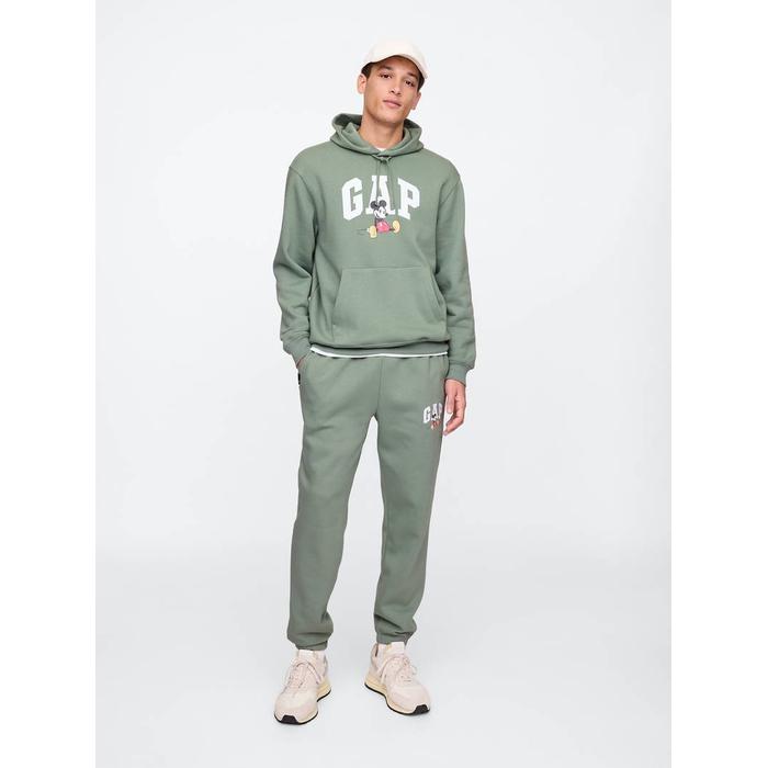 Gap Logo Disney Grafikli Fleece Sweatshirt цвет: Зелёный
