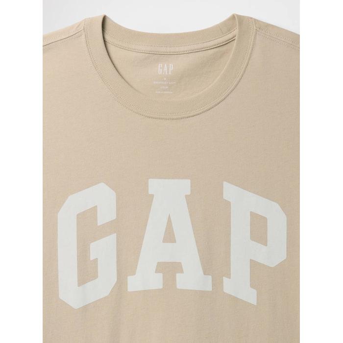 Повседневная футболка с логотипом Soft Gap цвет: Бежевый