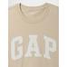 Повседневная футболка с логотипом Soft Gap цвет: Бежевый