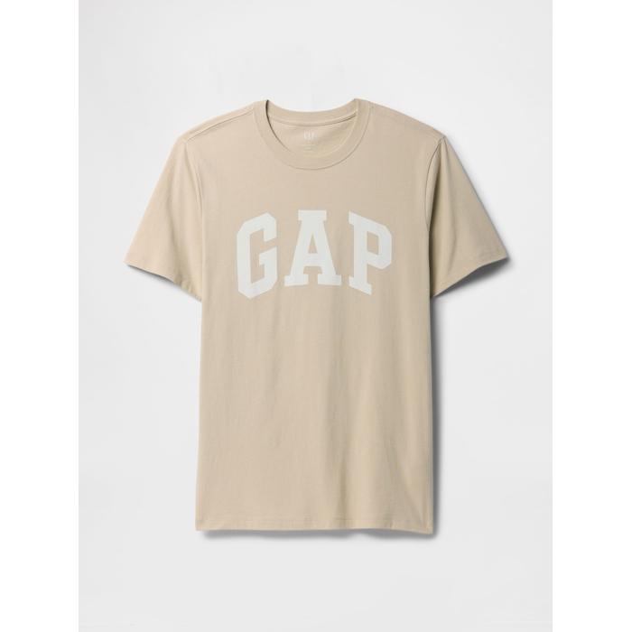 Повседневная футболка с логотипом Soft Gap цвет: Бежевый