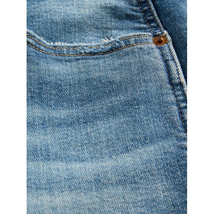 Высокая Посадка Cigarette Fit Washwell™ Жан Брюки цвет: Голубой