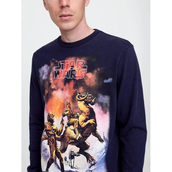 Star Wars Grafik T-Shirt цвет: Синий
