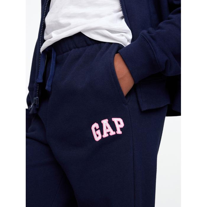 Relaxed Спортивные штаны джоггера из махровой ткани с логотипом Gap цвет: Синий