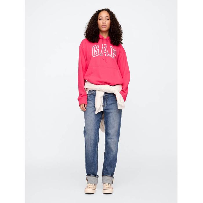 Gap Logo Havlu Kumaş Sweatshirt цвет: Розовый