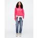 Gap Logo Havlu Kumaş Sweatshirt цвет: Розовый