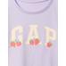 Футболка с рисунком логотипа Gap цвет: Фиолетовый