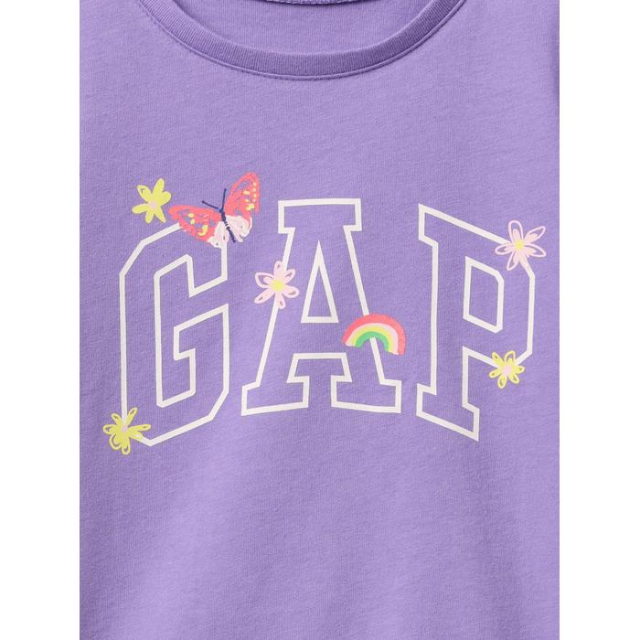 Футболка с рисунком логотипа Gap цвет: Фиолетовый