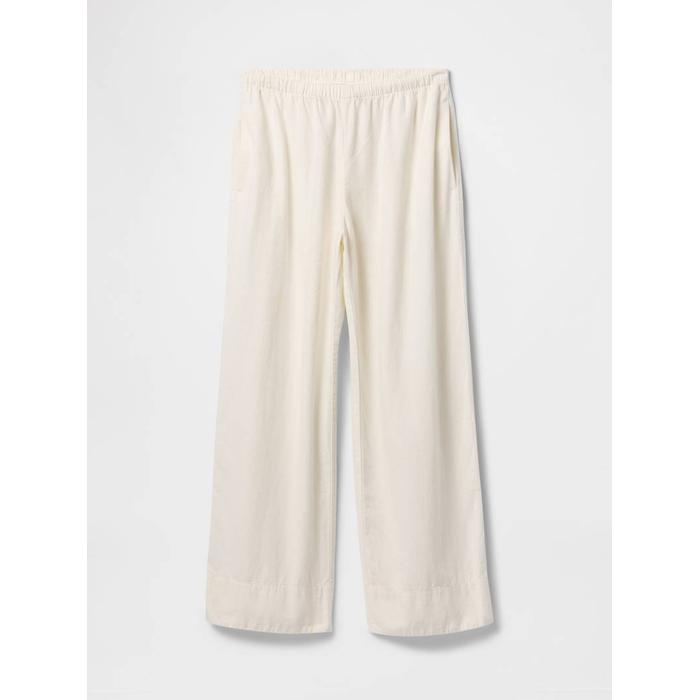 Keten Karışımlı Easy Wide Pantolon цвет: Белый