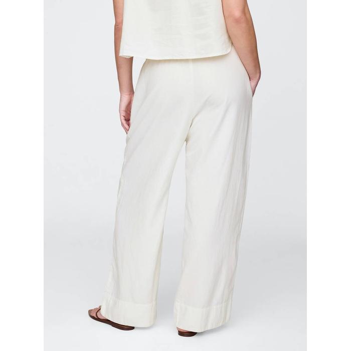 Keten Karışımlı Easy Wide Pantolon цвет: Белый