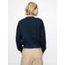 Gap Logo Heavyweight Havlu Kumaş Crop Sweatshirt цвет: Синий