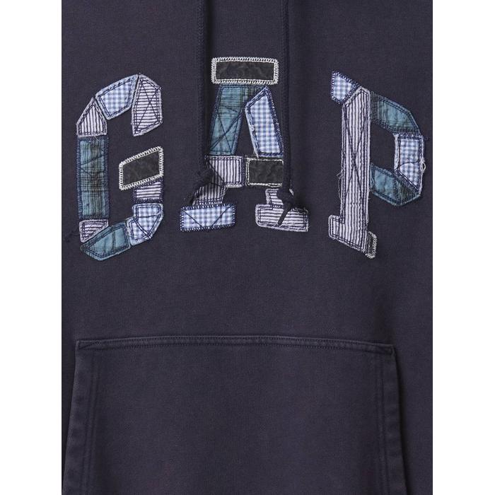 Gap Logo Patchwork Fleece Sweatshirt цвет: Синий