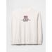 Gap Logo Vintage Soft Fransız Havlu Kumaş Sweatshirt цвет: Белый