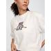 Gap Logo Vintage Soft Fransız Havlu Kumaş Sweatshirt цвет: Белый