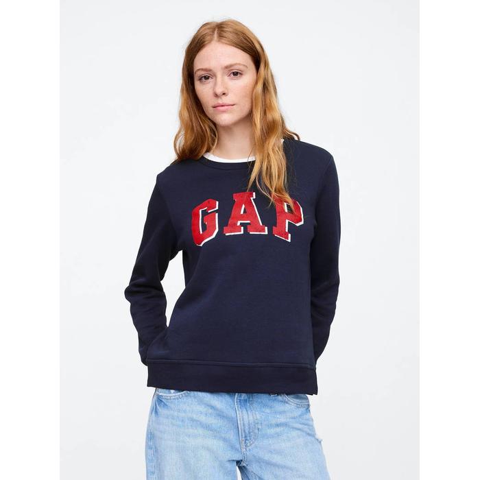 Relaxed Флисовая толстовка с логотипом Gap цвет: Синий