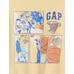 Футболка с рисунком логотипа Gap цвет: Жёлтый