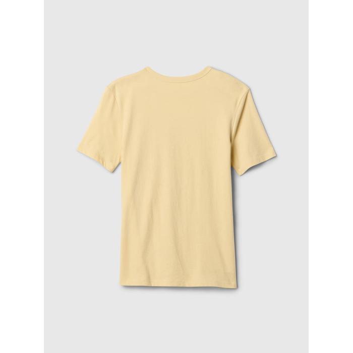 Футболка с рисунком логотипа Gap цвет: Жёлтый