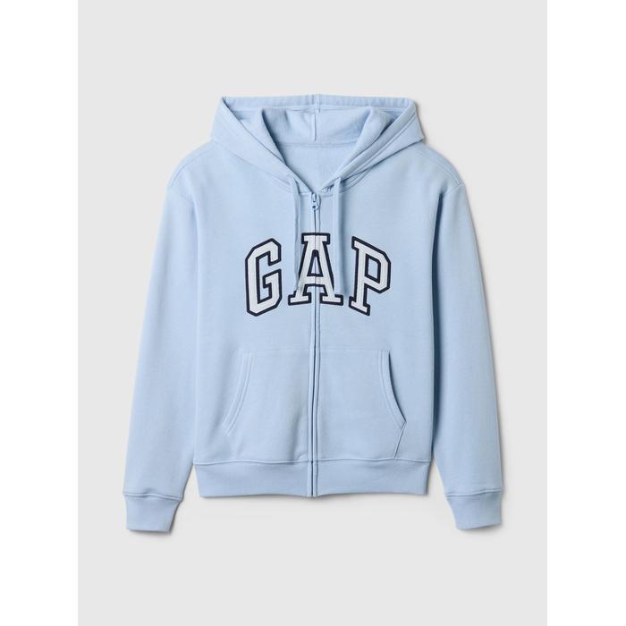 Gap Logo Fleece Fermuarlı Sweatshirt цвет: Голубой