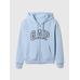Gap Logo Fleece Fermuarlı Sweatshirt цвет: Голубой