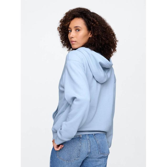 Gap Logo Fleece Fermuarlı Sweatshirt цвет: Голубой