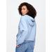Gap Logo Fleece Fermuarlı Sweatshirt цвет: Голубой