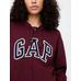 Gap Logo Fleece Fermuarlı Sweatshirt цвет: Красный