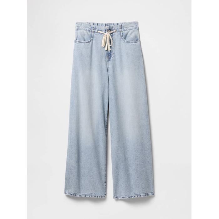 Mid Rise SuperLight Pull-On Baggy Jean Pantolon цвет: Голубой
