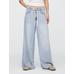 Mid Rise SuperLight Pull-On Baggy Jean Pantolon цвет: Голубой