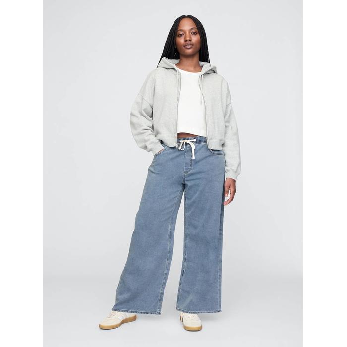 Mid Rise Easy Baggy Jean Pantolon цвет: Голубой