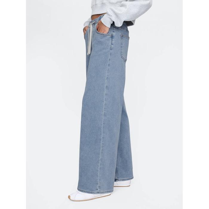 Mid Rise Easy Baggy Jean Pantolon цвет: Голубой