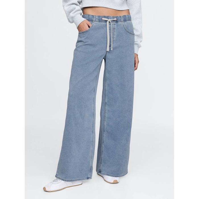 Mid Rise Easy Baggy Jean Pantolon цвет: Голубой