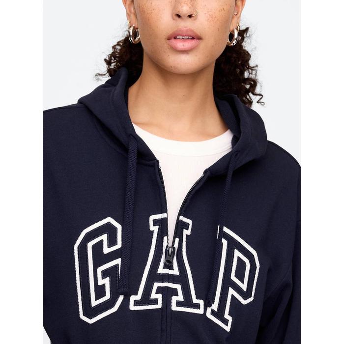 Gap Logo Relaxed Fermuarlı Sweatshirt цвет: Синий