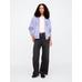 Gap Logo Relaxed Fermuarlı Sweatshirt цвет: Фиолетовый