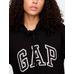 Gap Logo Relaxed Fermuarlı Sweatshirt цвет: Чёрный