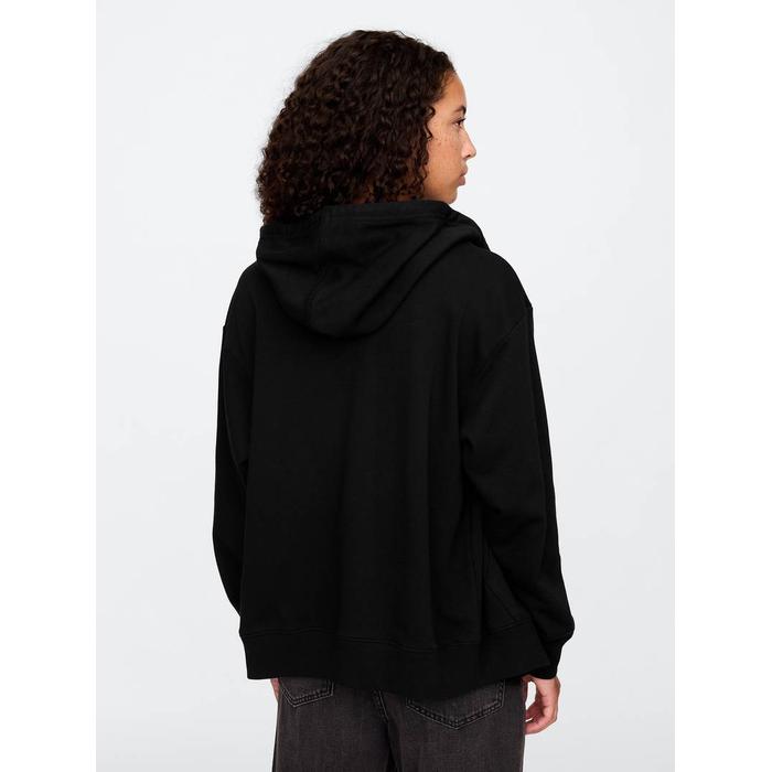 Gap Logo Relaxed Fermuarlı Sweatshirt цвет: Чёрный