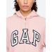 Gap Logo Relaxed Fermuarlı Sweatshirt цвет: Розовый