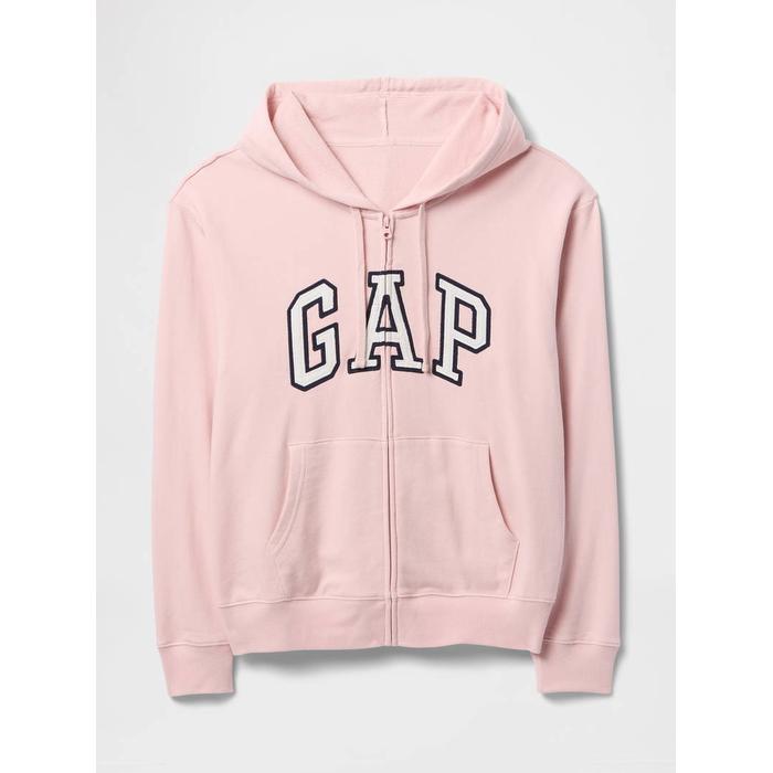 Gap Logo Relaxed Fermuarlı Sweatshirt цвет: Розовый