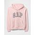 Gap Logo Relaxed Fermuarlı Sweatshirt цвет: Розовый