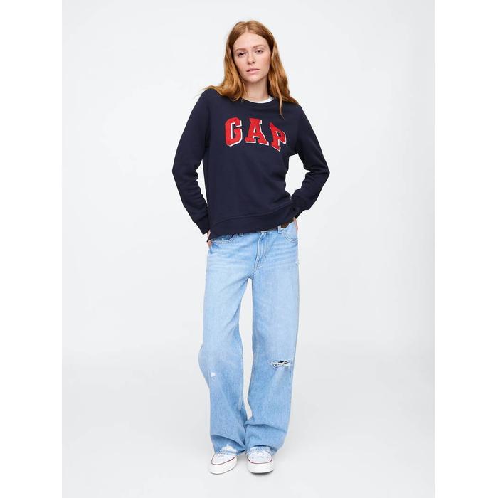 Relaxed Флисовая толстовка с логотипом Gap цвет: Синий