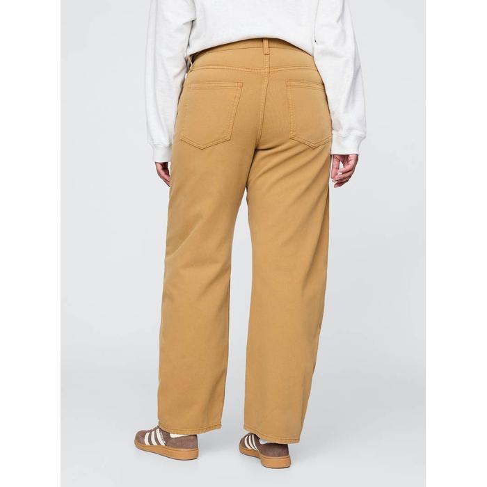 High Rise Barrel Jean Pantolon