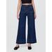 High Stride Wide-Leg Ankle Jean Pantolon цвет: Синий