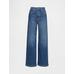 Sky High Rise Stride Wide-Leg Jean Pantolon цвет: Синий