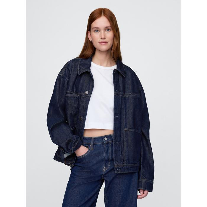 UltraSoft Boxy Icon Denim Ceket цвет: Синий