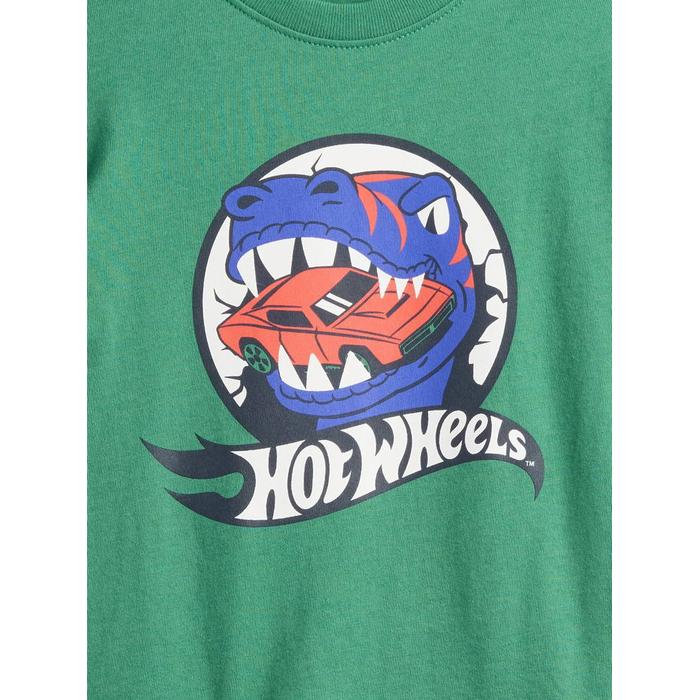 Футболка с рисунком Hot Wheels цвет: Зелёный