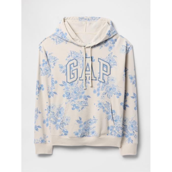 Gap Logo Relaxed Havlu Kumaş Sweatshirt цвет: Голубой