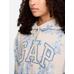 Gap Logo Relaxed Havlu Kumaş Sweatshirt цвет: Голубой