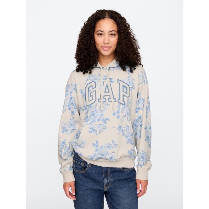 Gap Logo Relaxed Havlu Kumaş Sweatshirt цвет: Голубой