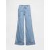 Mid Rise UltraSoft Easy Baggy Jean Pantolon цвет: Голубой