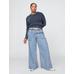 Mid Rise UltraSoft Easy Baggy Jean Pantolon цвет: Голубой