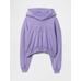 Gap Logo VintageSoft Crop Kapüşonlu Sweatshirt цвет: Фиолетовый