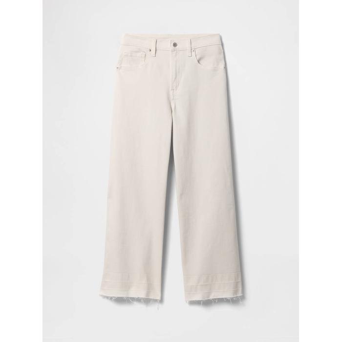 Wide Leg Jean Pantolon цвет: Белый